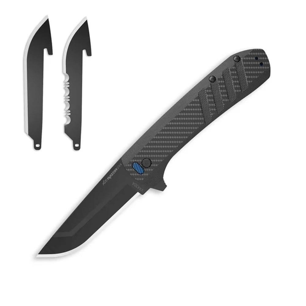 Outdoor Edge Razor VX4 3" Folding Knife - Carbon Weave G10