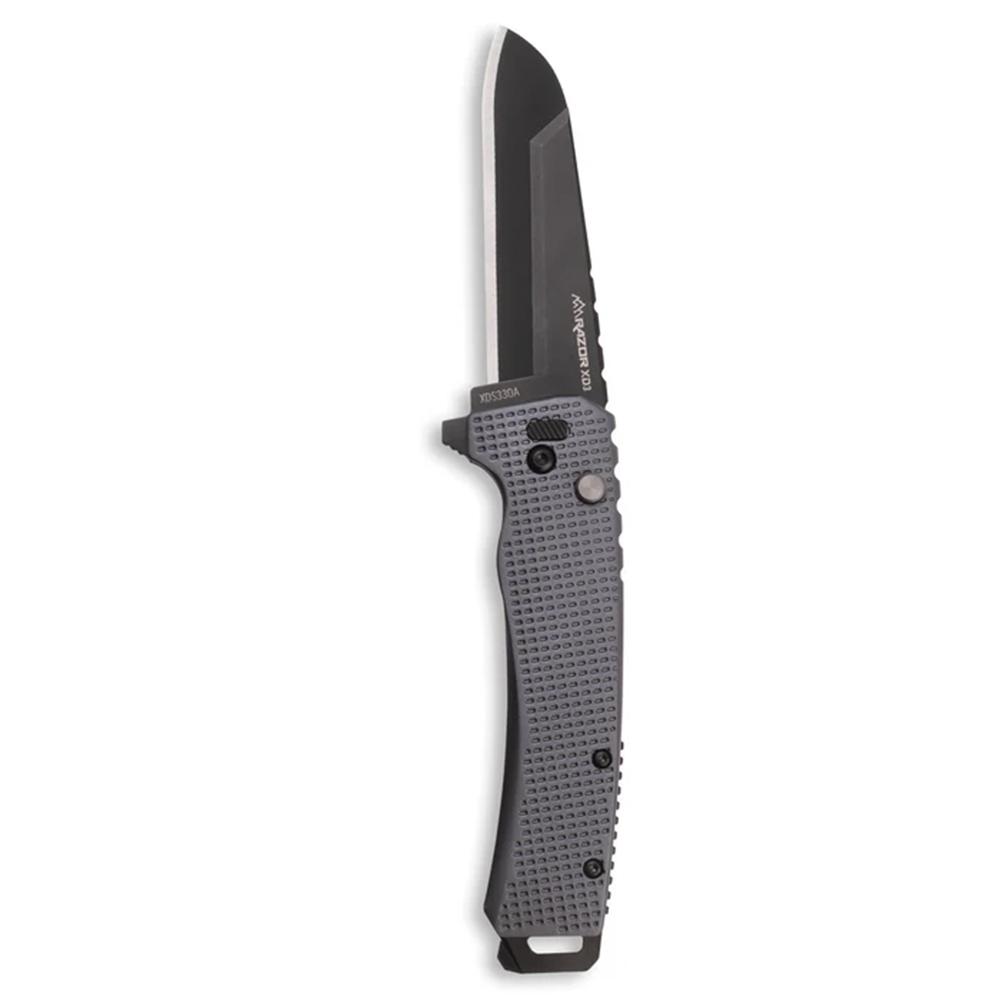 Outdoor Edge Razor XD3 3" Folding Knife - Charcoal