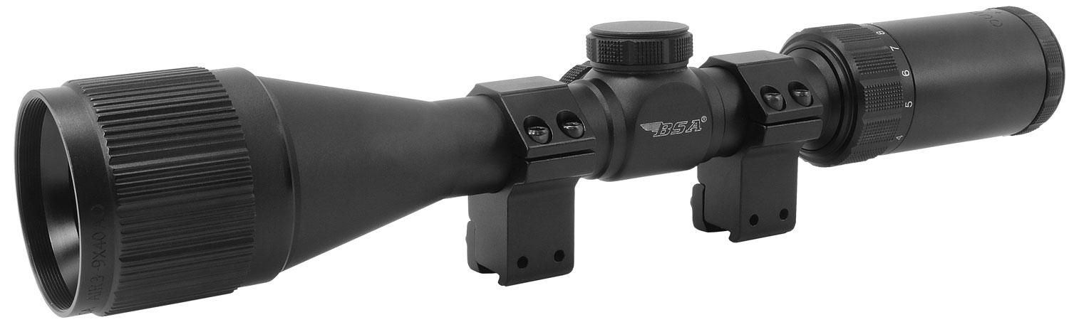 BSA Optics 3-9x40mm AO Rifle Scope with Mil-Dot Reticle