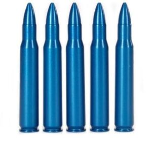 A-Zoom Aluminum Snap Caps .30-06 Blue 5/pk