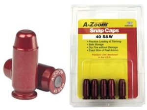 A-Zoom .40 S&W Snap Caps 5 Pack - Durable Training Aid