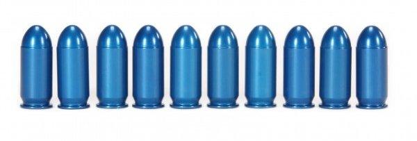 A-Zoom 45 ACP Snap Caps - Blue Dummy Rounds, 10 Pack