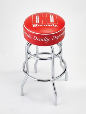 Hornady Reloading Bench Stool - Chrome/Red