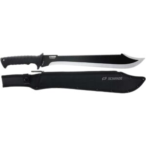 Schrade Decimate Sawback Machete 14" Stainless Steel