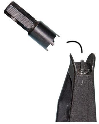 Wheeler AR Front Sight Tool - Delta Steel, Black