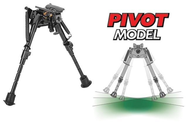 Caldwell XLA Pivot Bipod 6-9 Inch - Black