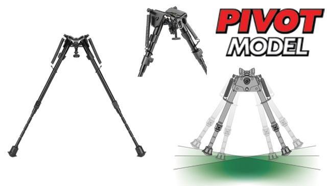 Caldwell XLA Pivot Bipod 9-13" - Black by AOB