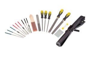 Wheeler Professional Gunsmithing File Set with Pouch