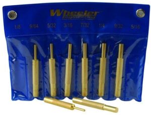 Wheeler 8-Piece Brass Punch Set with Pouch