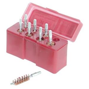 Tipton 8-Piece Bronze Pistol Brush Set (22-47/48 cal)