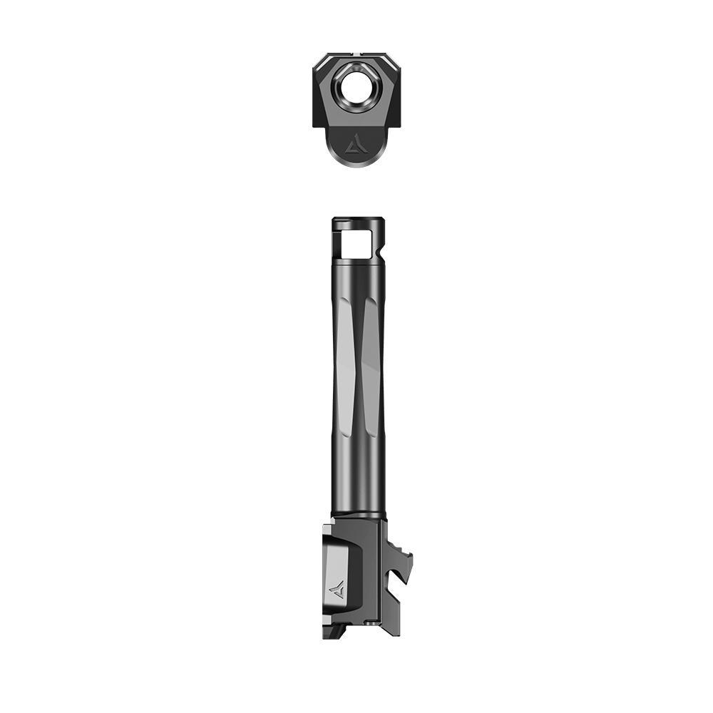 Radian Weapons Afterburner and Ramjet Combo Ported Barrel and Compensator for Glock Gen 6 19/45 Black