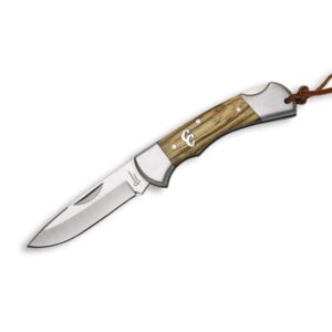 ABKT Cattleman Lockback Sagebrush Folding Knife - Zebra Wood