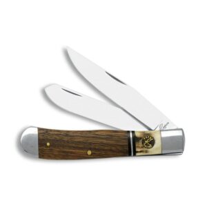 ABKT Roper Trapper Laredo Knife - Dual Blade Stag Handle