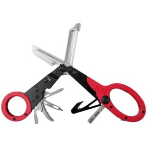 SOG Parashears Red 11-in-1 Multi-Tool for First Responders