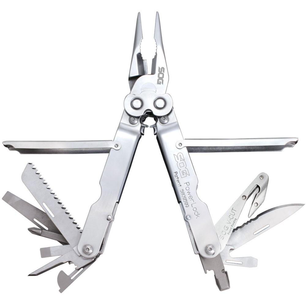 SOG PowerLock V-Cutter Multi-Tool with Sheath