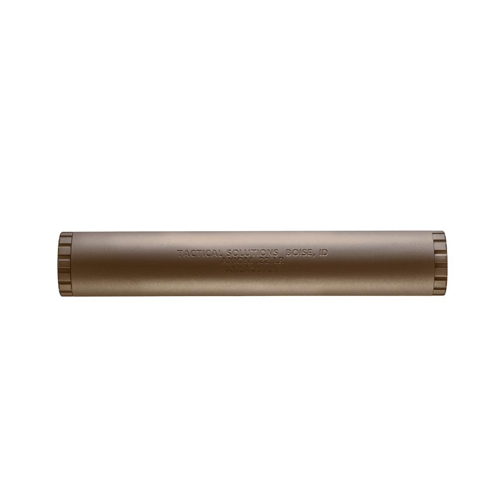 Tactical Solutions AXIOM Rimfire Suppressor 6" Quicksand Finish