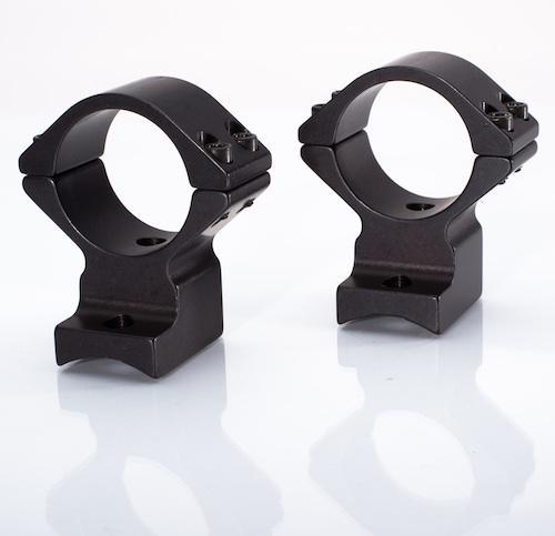 Talley 2-Piece Rings & Base Combo Savage Round Receiver Accutrigger- A17/A22/AXIS 8-40 Screw 30mm Med