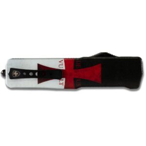 Templar Knives Automatic Knife with Serrated Dagger Blade
