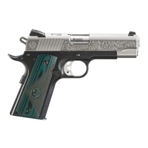 Ruger SR1911 Commander 45ACP Pistol with Green Grip
