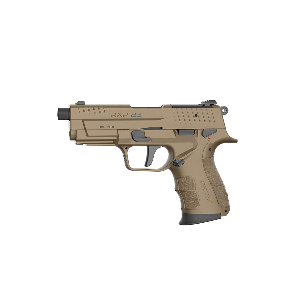 Retay RXP22 Handgun .22 LR 13rd Magazines(2) 4" Threaded Barrel FDE Frame/Slide