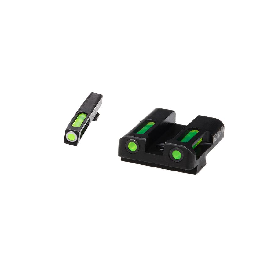 HiViz LiteWave H3 Glock Sight Set - Green Tritium