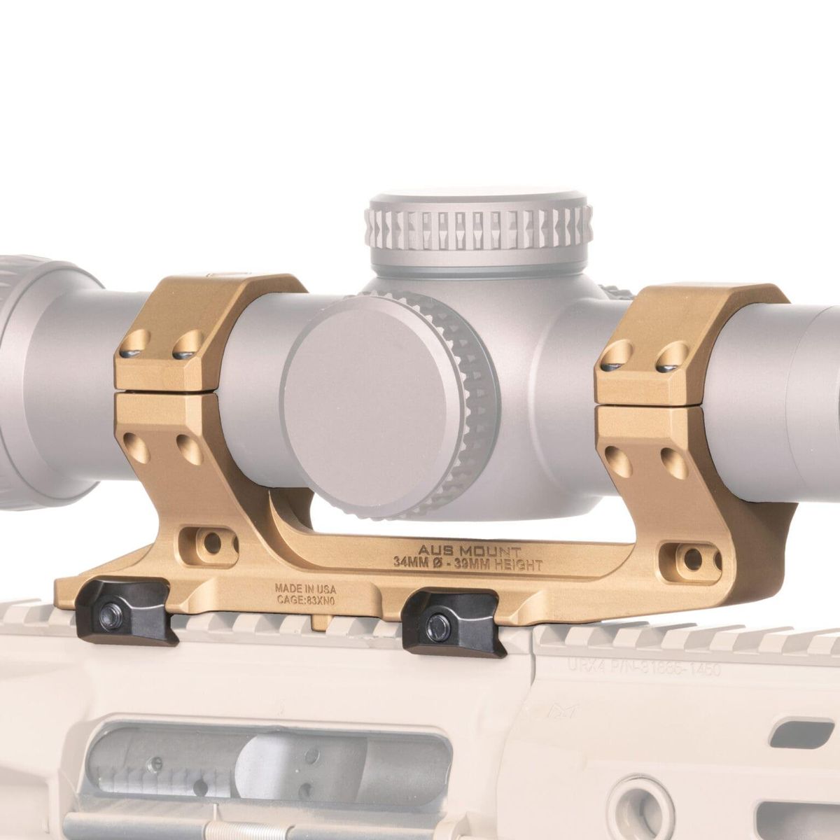 Reptilia AUS 34mm Scope Mount 1.54" FDE Picatinny
