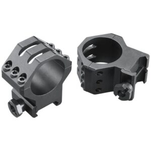 Weaver 6-Hole Aluminum 30mm Scope Rings - Low Matte