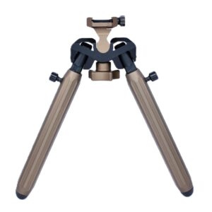 Warne Vapor Bipod Picatinny Custom FDE with Adjustable Height