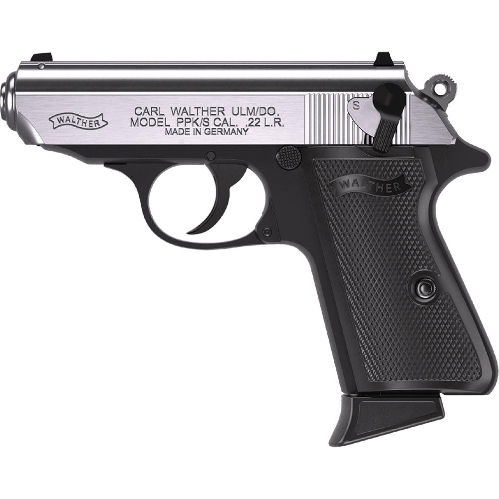 Walther PPK/s .22 LR Handgun with Threaded Barrel