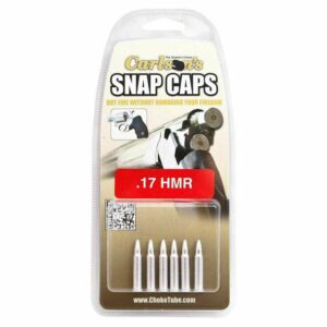 Carlson's 17HMR Snap Caps 6-Pack - Spring Loaded