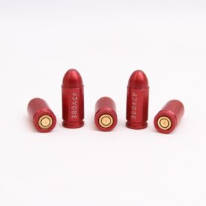 Carlson's 380 ACP Snap Cap 5-Pack for Safe Practice
