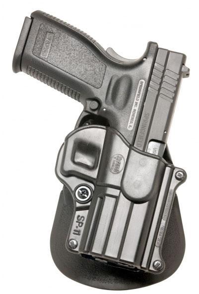 Fobus Standard Paddle Holster for Springfield XD Black Left Hand