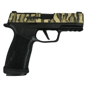 Sig Sauer P365 XMACRO TACOPS 9mm Tiger Striped Handgun