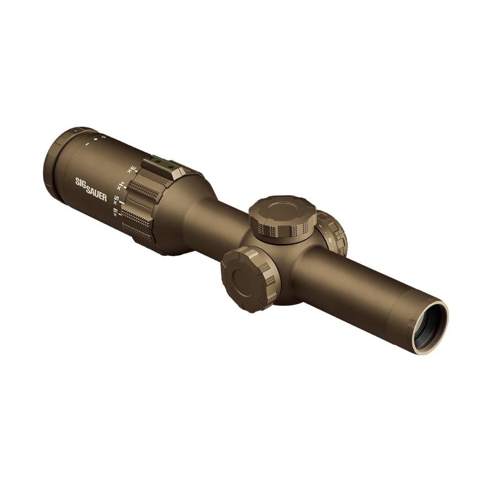 Sig Sauer TANGO6T 1-6x24mm FDE Scope with DWLR6 Reticle