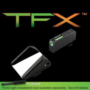 Truglo TFX Tritium Fiber Optic Sights for Glocks