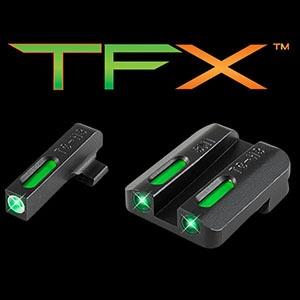 Truglo TFX Tritium Fiber-Optic Sight Set Steyr