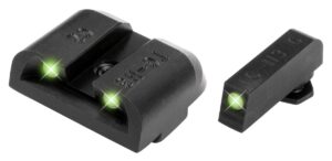 Truglo Tritium Pro Night Sights for Glock MOS - White/Green