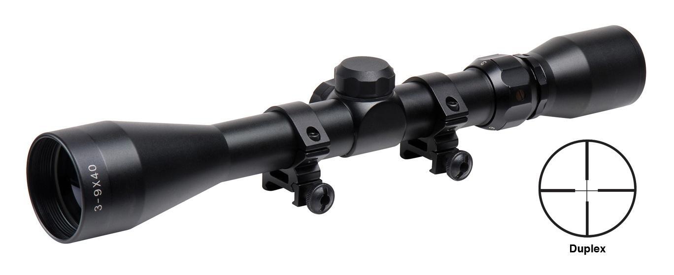 TruGlo Trushot 3-9x40mm Duplex Reticle Rifle Scope