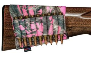Grovtec Rifle Buttstock Shell Holder - TrueTimber Pink