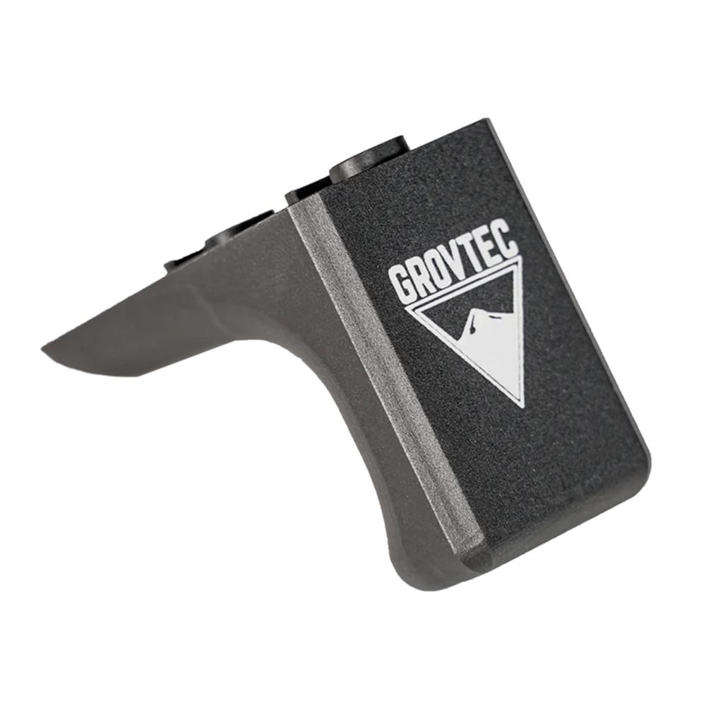 GrovTec G-Stop Reversible Hand Stop - Black Aluminum