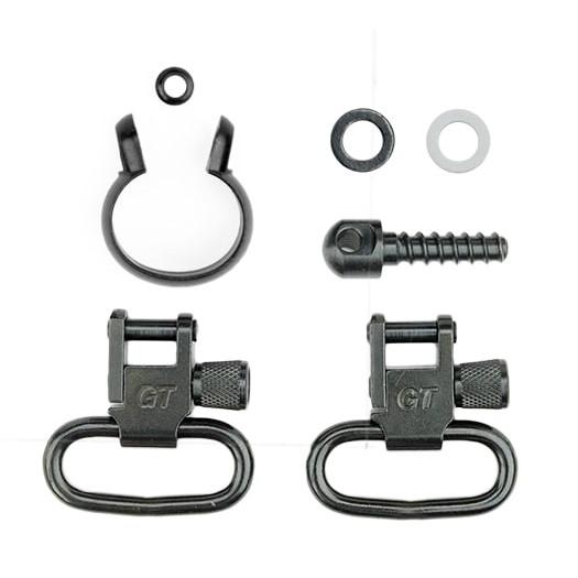 GrovTec Barrel Band Swivel Set .430" to .445" Black