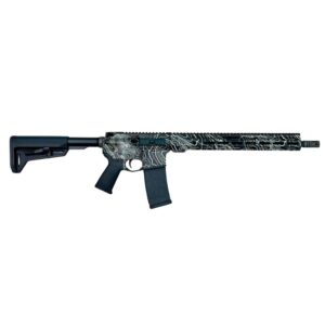 Shark Coast Topography AR 556 Rifle - 16" Black Nitride