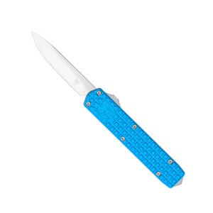 CobraTec Small Warrior M390 Drop Point Knife - Blue
