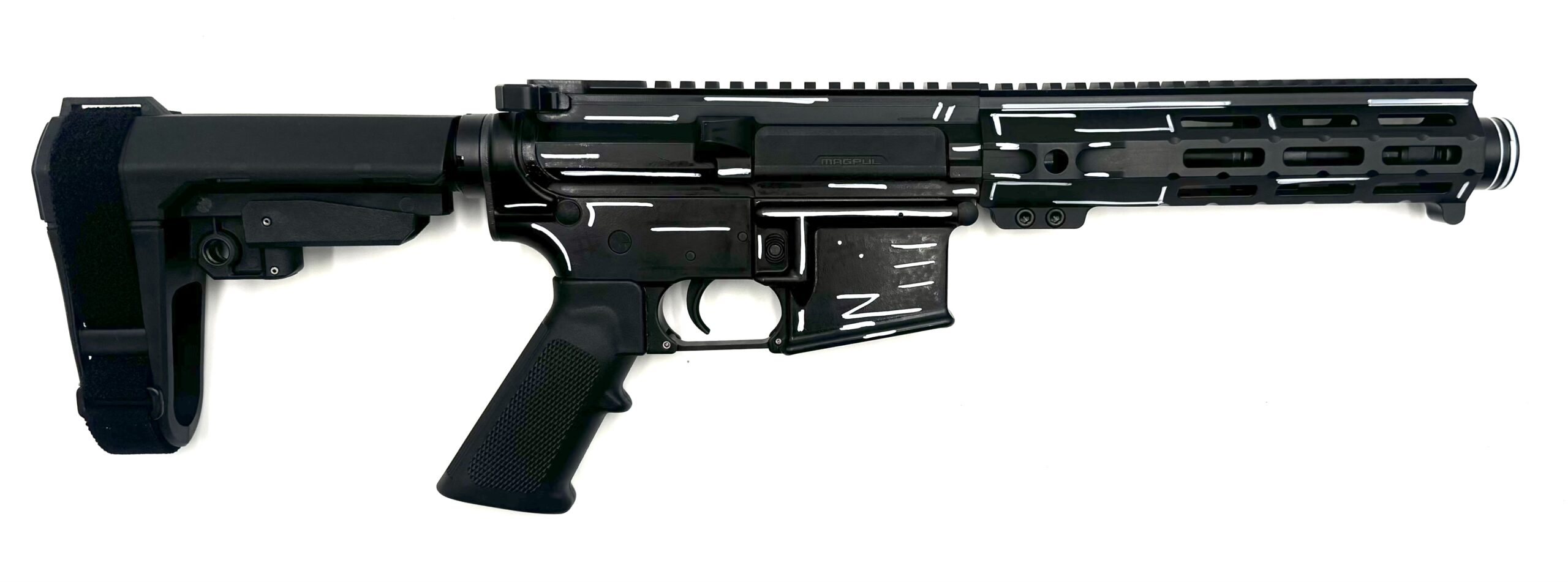 Zeus Arms Aether Darkside Stitch 5.56 Pistol 7.5"