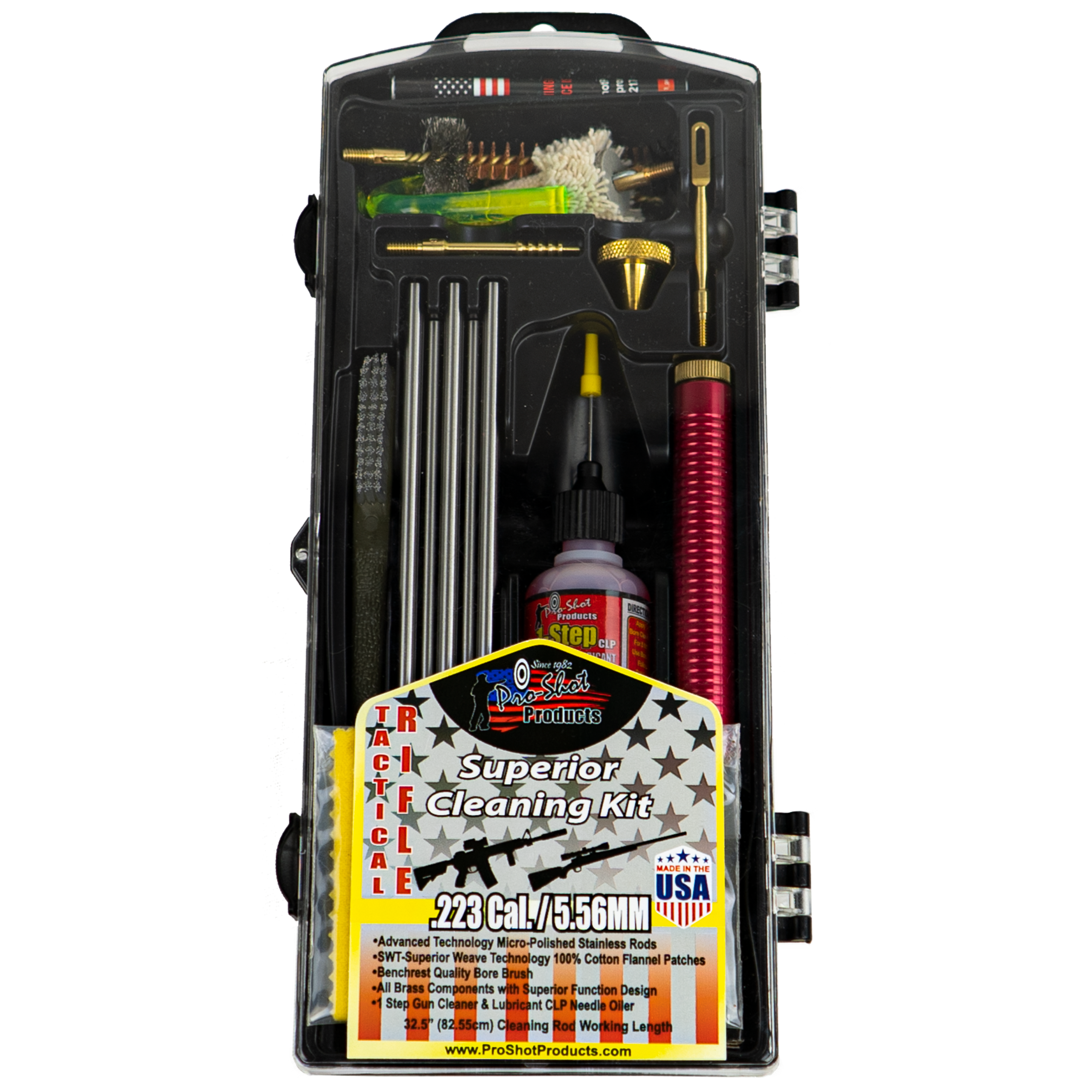 PRO SHOT AR15 TACTICAL CLEANING KIT