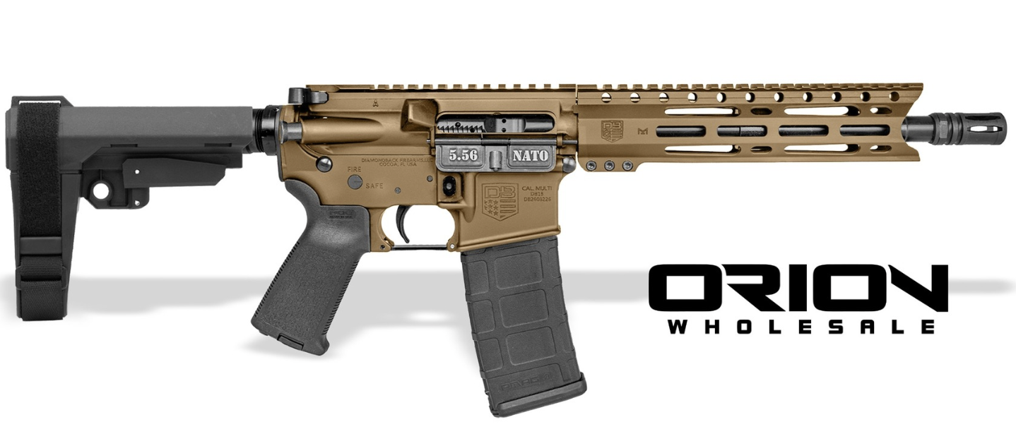 Diamondback DB15 5.56 10" Pistol with SBA3 Brace