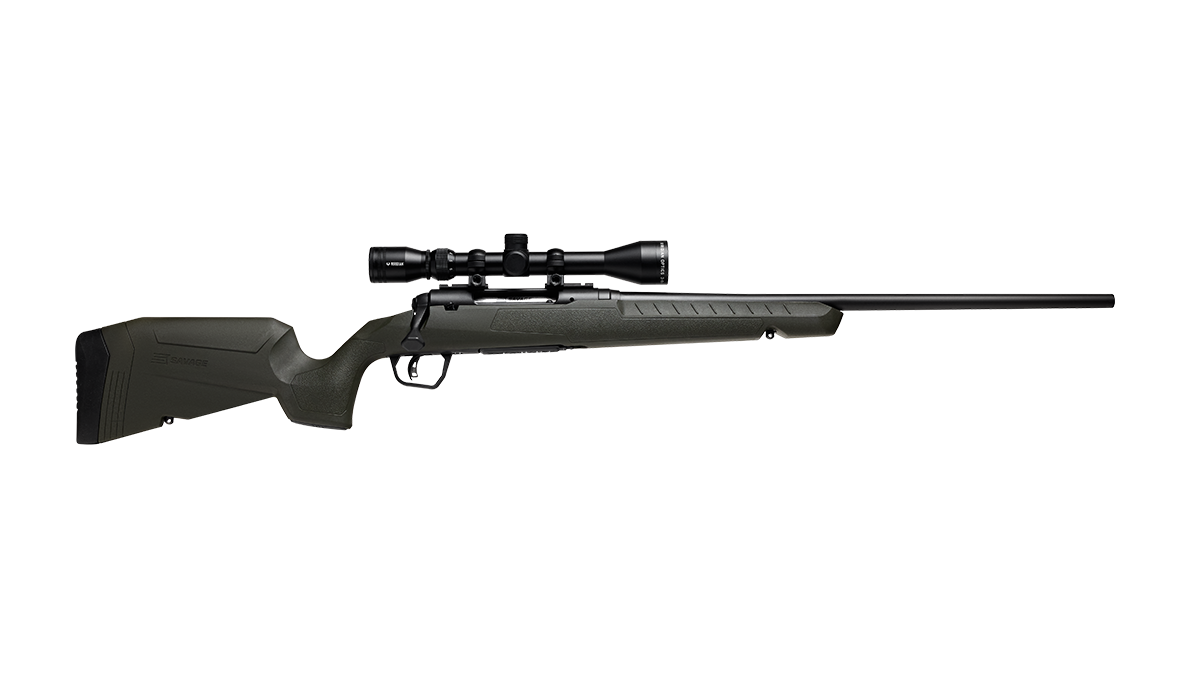 SAVAGE AXIS 2 XP 270 WIN RIFLE BOLT 22" GREEN/BLACK SCOPE INCLUDED 1-4RD