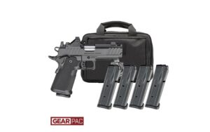 SPRINGFIELD ARMORY 1911 DS PRODIGY AOS 4.25" COMP U NOTCH FIBER OPTIC VIRIDIAN RFX11,BAG,4 MAGS