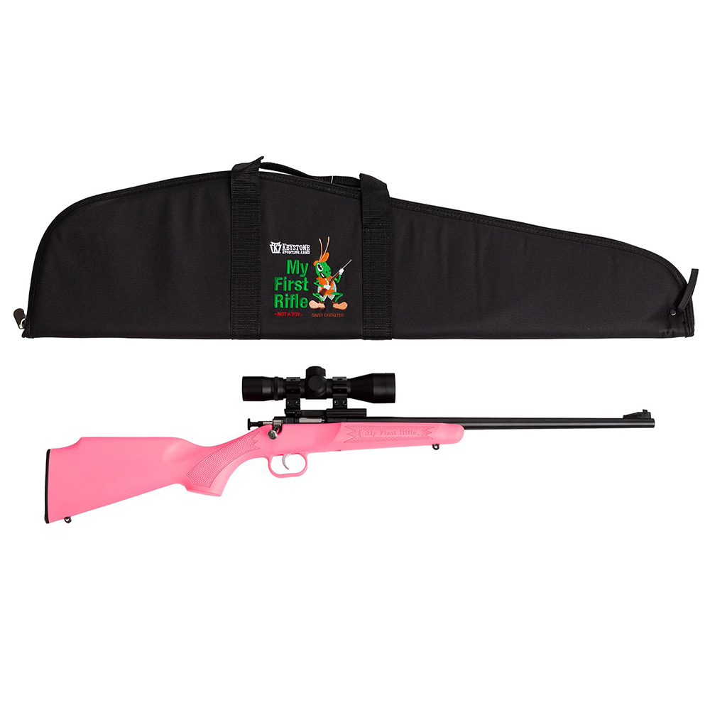 Davey Crickett Youth .22 LR Bolt Action Rifle with Scope
