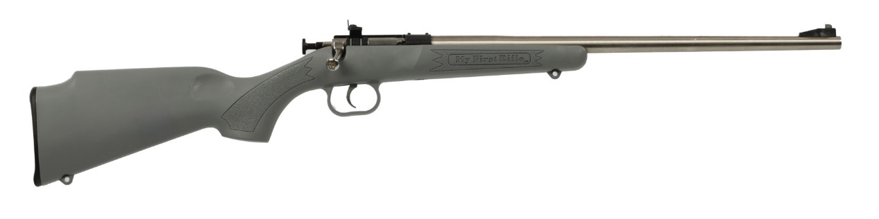 Keystone Crickett 22LR Single Shot Rifle - Stainless/Grey